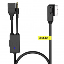 AUX USB провод для Audi, Volkswagen
